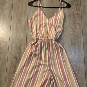 Striped Jumpsuit
